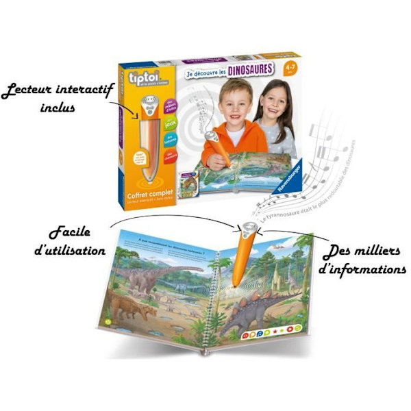 Tiptoi® komplett låda Ravensburger Jag upptäcker dinosaurier