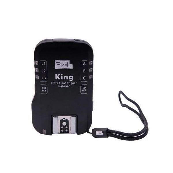 Tilläggsmottagare - Pixel King - Canon - ETTL - Synkronisering 1/8000s - 100m räckvidd