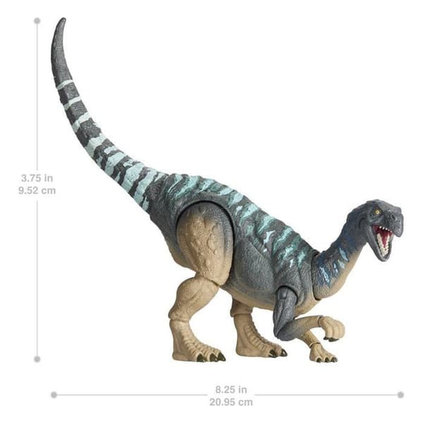 Dinosaurfigur - MATTEL - Mussaurus - rörliga lemmar - detaljerad - Jurassic World-kollektion