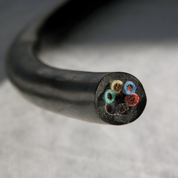 Dragkabel - Odefinierad - 7 ledare - Diameter 10mm - Längd 5m - 1,5mm innerdiameter