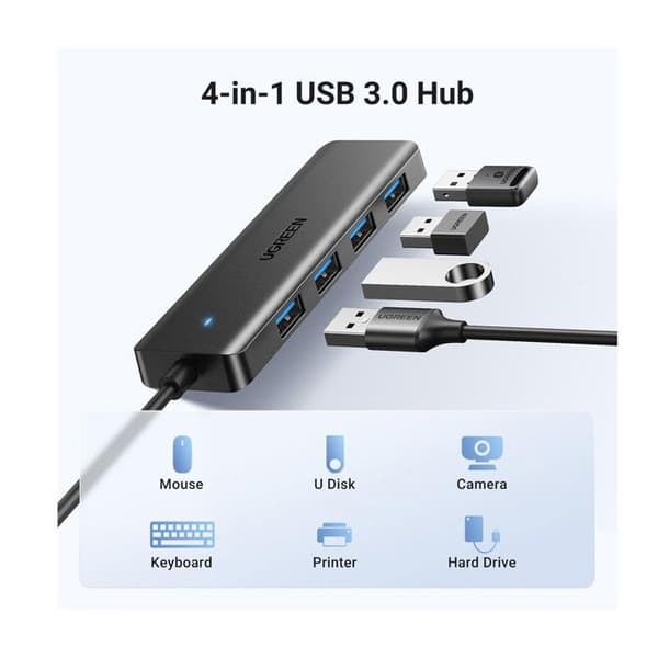 Ugreen - 25851 USB-A-hubb / 4x