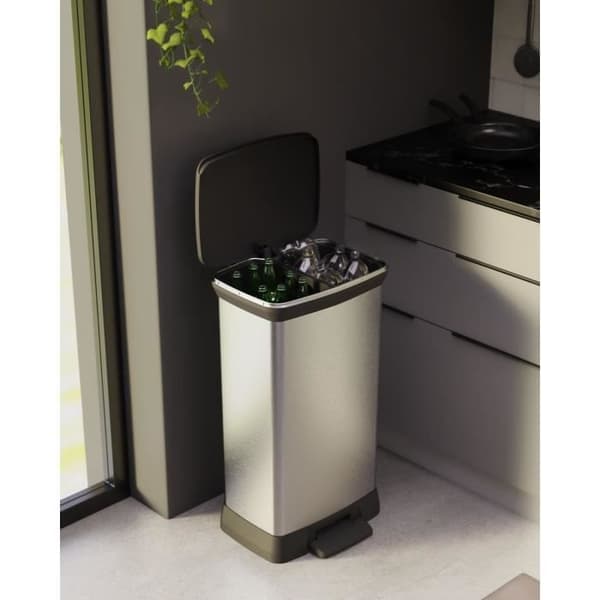 CURVER Decobin Bin Duo - 50 L (23+23L) Grå