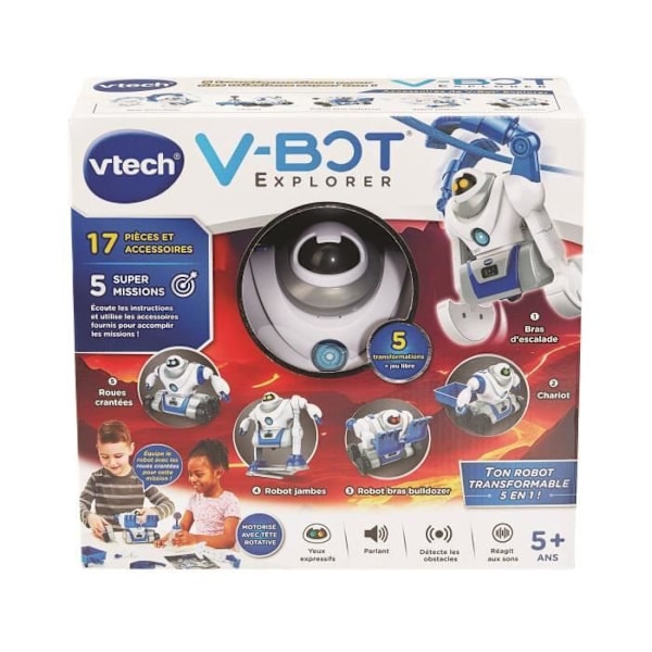 VTECH V-BOT EXPLORER, MIN 5 I 1 ROBOT