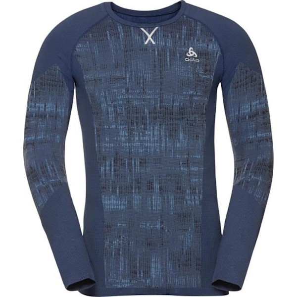 Maillot L/S - Odlo - Blackcomb - Blå - Långa ärmar - Andningsbar Blå M