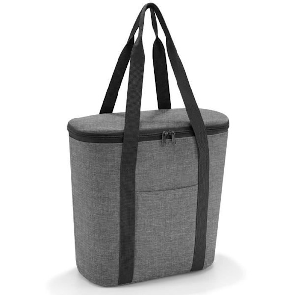 Kylväska - REISENTHEL - Thermoshopper - 38 cm - Twist silver - Termofoder av aluminium Twist silver