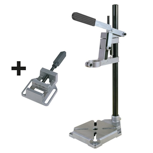 Wolfcraft - Soporte de taladro universal con columna redonda (CE) 160 x 230 x 500 mm - 3406301