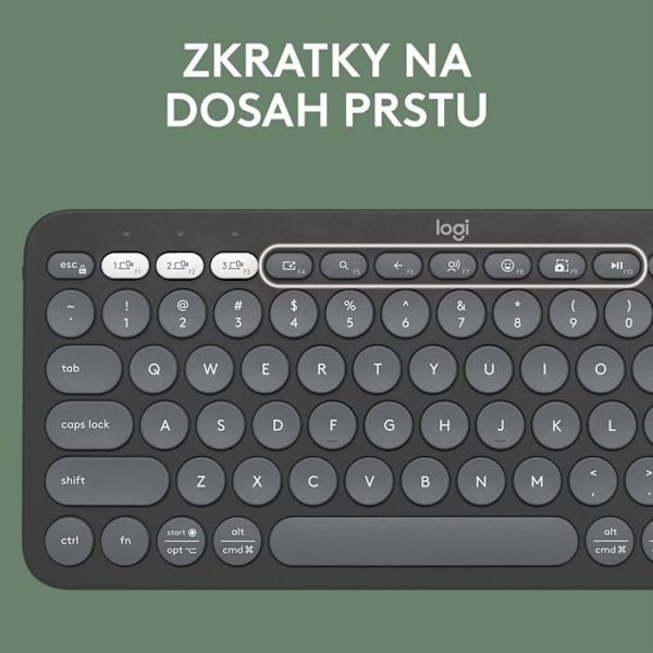 Logitech Pebble Keyboard 2 K380s, Grafit - US INTL