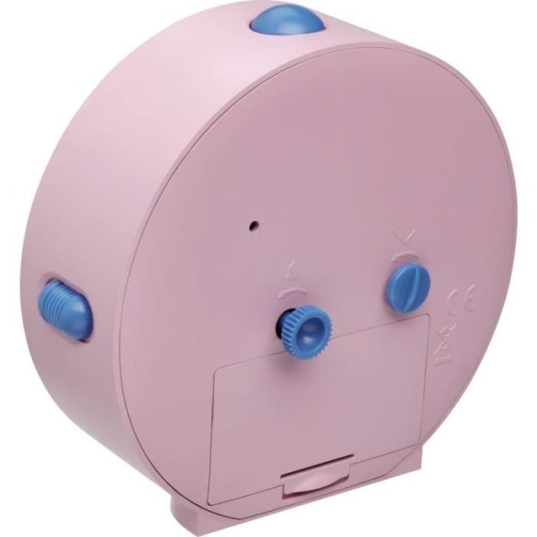 TFA Dostmann 60.1033.12 quartz väckarklocka rosa