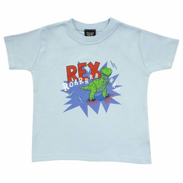 Popgear T-shirt - TOY90003BTS13 - Disney Toy Story Buzz and Woody T-shirt, Girls, 98-134, Merce Ufficialee Himmelblau Fyra år