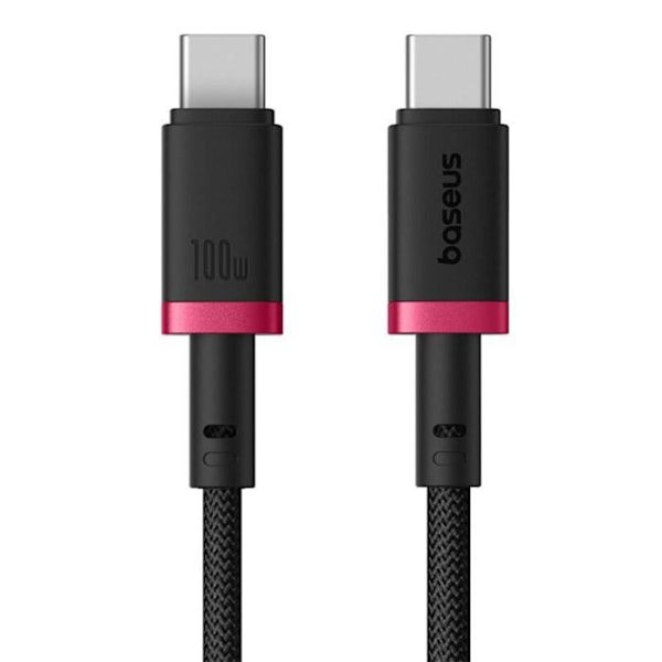 USB-C data kabel USB-C, 100 W, 1 m - Baseus Dura (P1037780803U01-01) - Svart