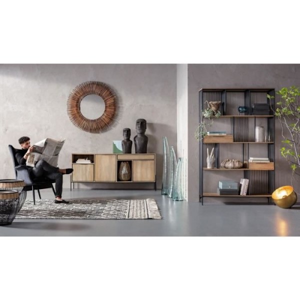 Sidobord afrikanska trumset om 2 Kare Design