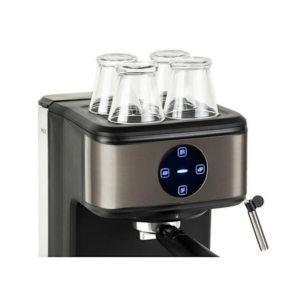 BLACK+DECKER BXCO850E espressomaskin - 850W - 20 barer - 2 koppar - Ångfunktion - Automatisk avstängning