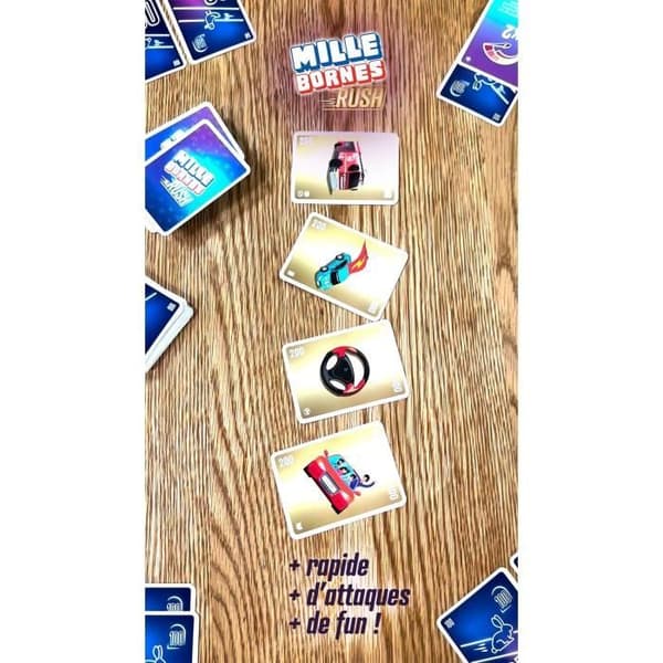 Mille Bornes Rush - Spel Flerfärgad