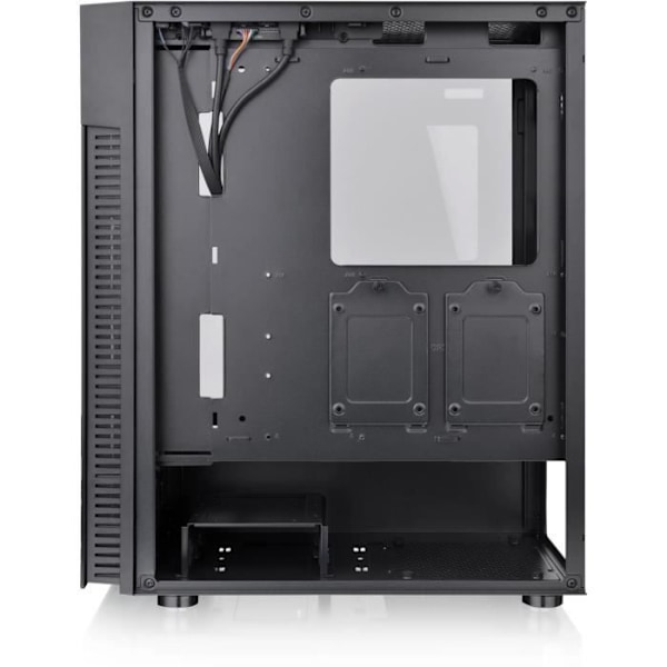 Mid Tower PC-fodral utan strömförsörjning - THERMALTAKE View 200 TG ARGB (svart) - ATX/Micro ATX - 3x120mm A-RGB - USB 3.0/2.0 - Härdat glas