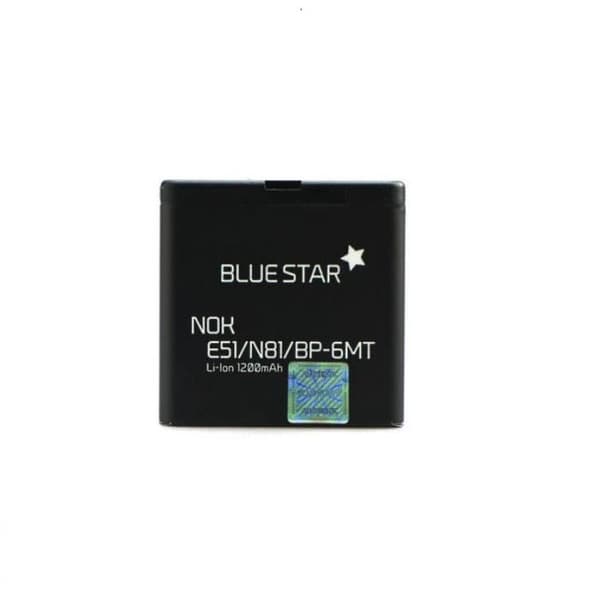 BlueStar Mobilbatteri Nokia E51 N97 E71 N81 Li-Ion 1200 mAh analog BP-6MT
