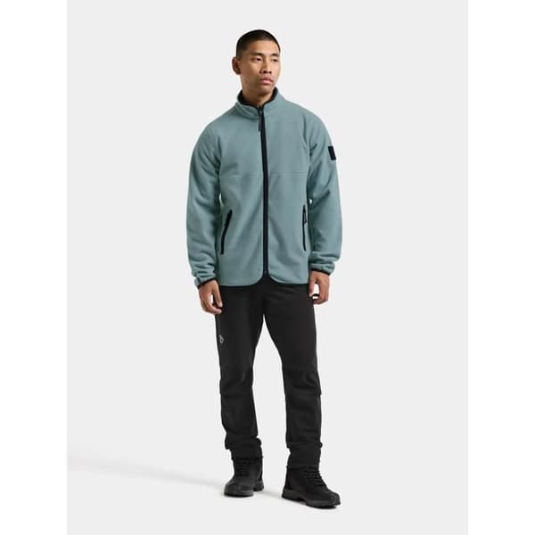 Didriksons Hans zip-up fleece fabriksblå XXL