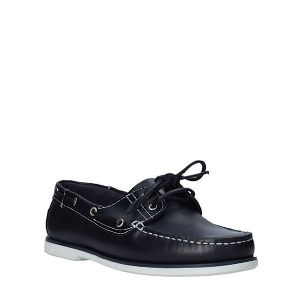 Lumberjack NAVIGATOR M0159 Loafers för män i svart läder med gummisula - SM07804 005 B03 115 44