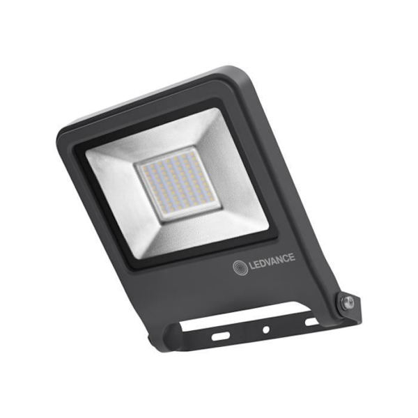 ENDURA FLOOD Floodlight 50w = 4500lm â€ “Grå - Cool White Mörkgrå