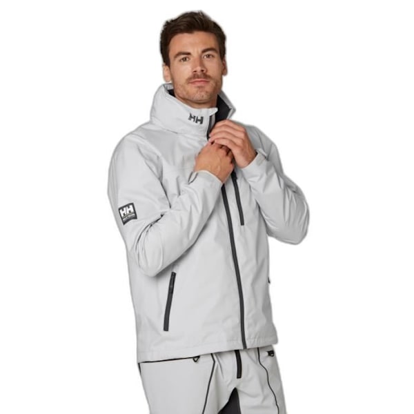 Helly Hansen crew huvajacka - grå dimma - M grå dimma XL