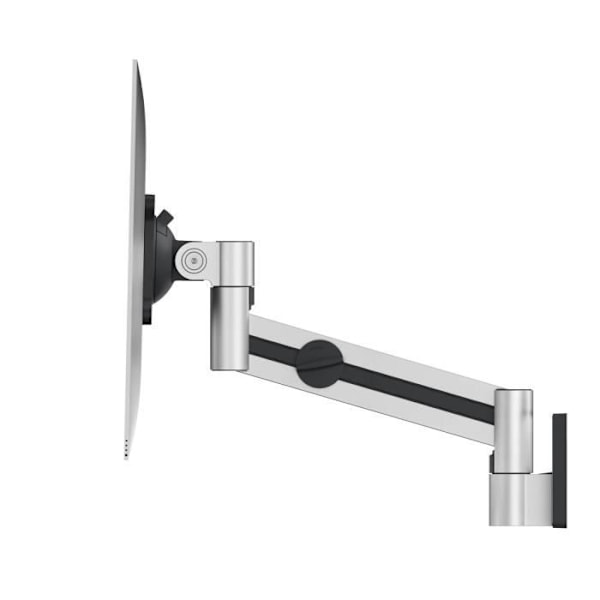 Stödvägg för monitor - DURABLE - 509023 - Roterbart flexibelt arm 360° - VESA-skärmar 21-27" - Silver