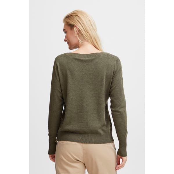 Pull dam Pulz Jeans Sara kalamata-melange jag