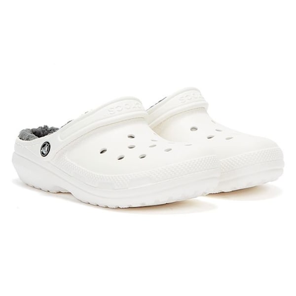 Sabots - Crocs - Klassisk fodrad - Varm foder - Svingbara hälremmar - Mjuk komfort Vit 36