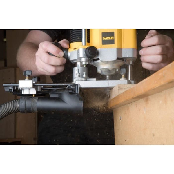 DeWALT DW621KT Router Ø6-8mm 1100W parallellstyrning med justering T-Stak box