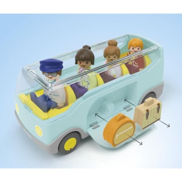 PLAYMOBIL Junior 71682 Resebuss, Från 12 månader Flerfärgad