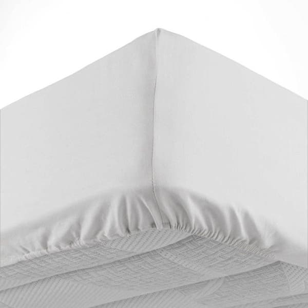 Drap Housse "Lina" 90x190cm Vit Vit