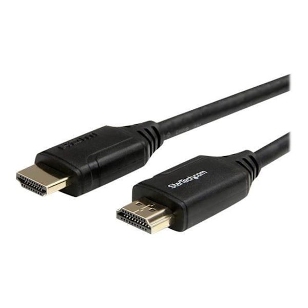 StarTech.com Högkvalitativ HDMI-kabel med 2 m Ethernet - 4K 60Hz (HDMM2MP)