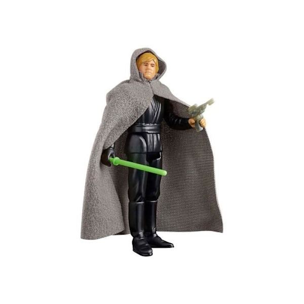 Figurin - HASBRO - Luke Skywalker (Jedi Knight) - 10 cm - Star Wars - Retro Collection