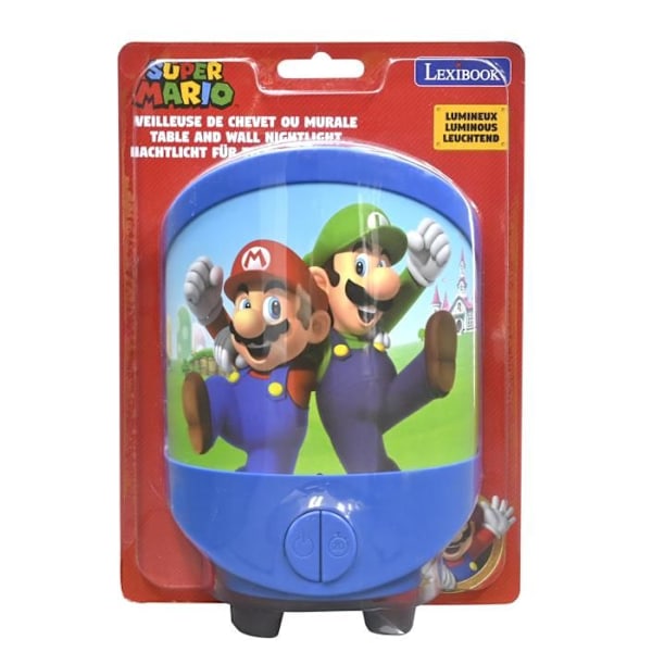 Super Mario nattlampa eller väggmonterad nattlampa