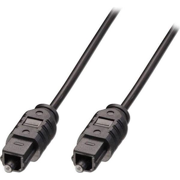 TosLink / SPDIF-kabel - 1m - LINDY - Kompatibel med alla SPDIF-enheter - Hane till hane optisk kabel