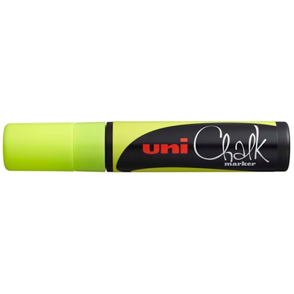 Krita marker - UNIBALL - PWE17K - 15mm - Neon Gul - Utgörande - Opaque Fluorescerande gul