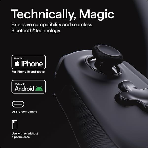 Spelkontroll - Multiplattform - Backbone Pro - Trådlös / USB-C Svart