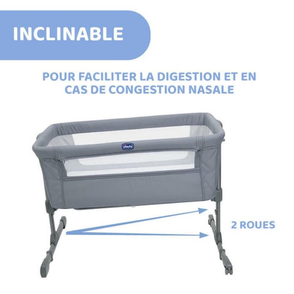 CHICCO - Berceau cododo Next2Me Essential - Cloud Relux