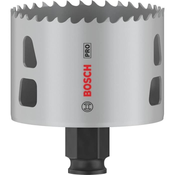 Bosch PRO Power Change Plus Set med 16 hålsågar, multimaterial för mjukt trä, gipsväggar, diameter 68 mm, tillbehör p