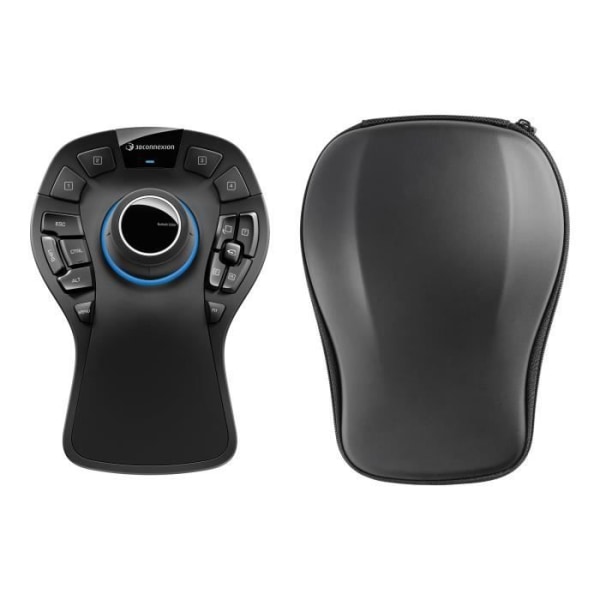 - 3Dconnexion - 3Dconnexion SpaceMouse Pro Wireless - Bluetooth Edition - 3D-mus - ergonomisk - 15 knappar - trådlös - Blueto