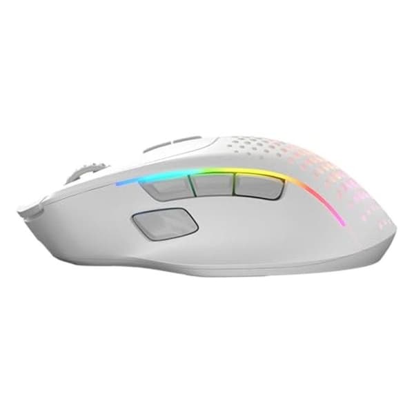 Trådlös mus - Glorious - Modell I 2 - Ergonomisk - 9 programmerbara knappar - Matt vit