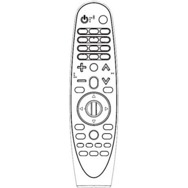 RF-fjärrkontroll - LG - AN-MR18BA - Kompatibel med LCD-TV - Svart färg - Enkel att använda