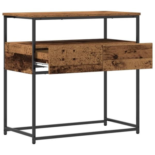 Tabell Console Äldre Trä 75x40x75 cm i Trä och Stål