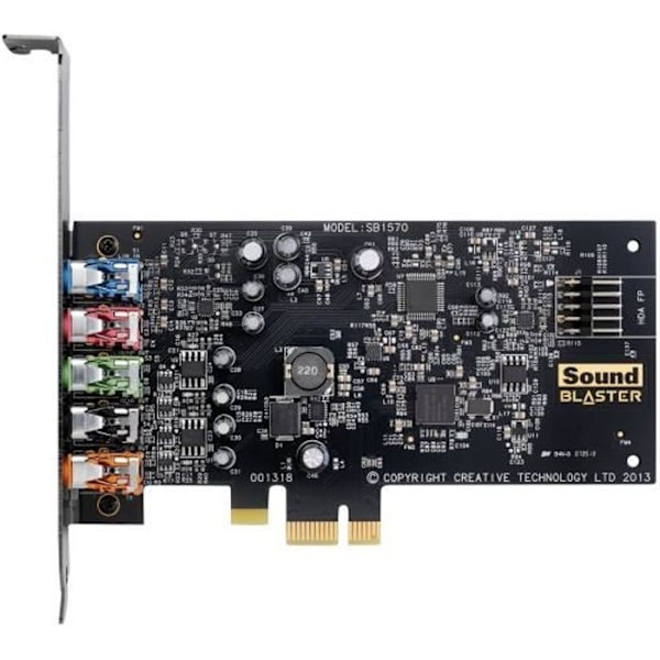 Creative Sound Blaster Audigy Fx 24-bitars 192kHz 106dB 5.1 PCIe Creative Audigy ljudkort