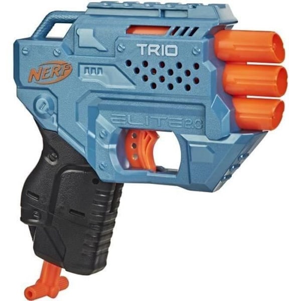 NERF - Elite 2.0 - Blaster Trio TD-3 - Anpassningsbar dartpistol med 6 pilar ingår Flerfärgad
