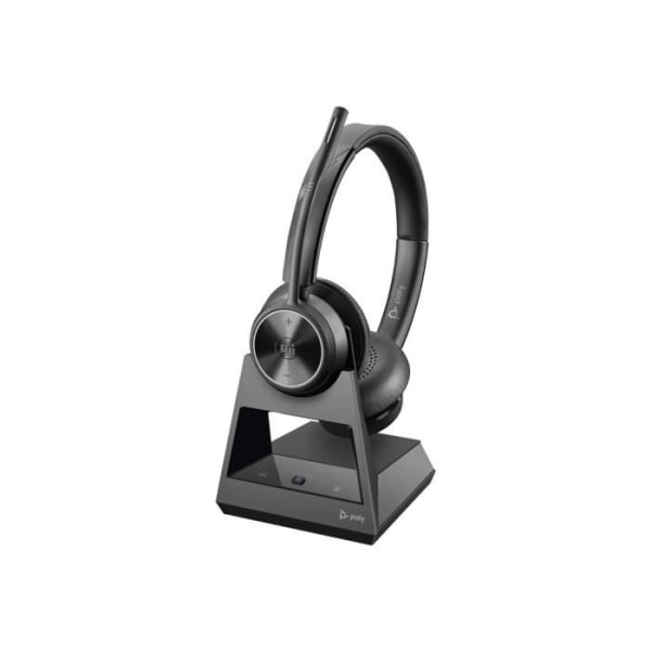 Headset - DECT - trådlöst - USB-A via DECT-adapter - HP Inc. - Poly Savi 7320 - Savi 7300 series - headset - over-ear