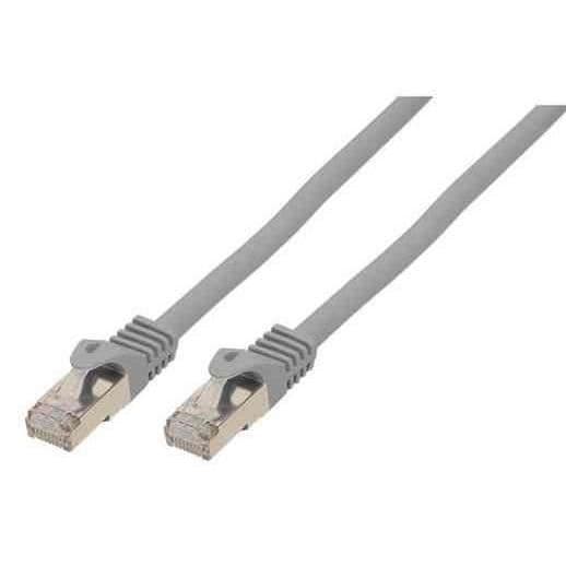 Platt patchkabel - SHIVERPEAKS - BASIC-S - Cat.7 - 0,25 m - Guld RJ45
