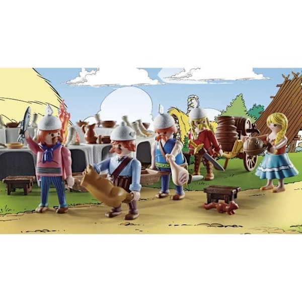 PLAYMOBIL 70931 Byns bankett, Asterix, Seriefigurer, Från 5 år Flerfärgad
