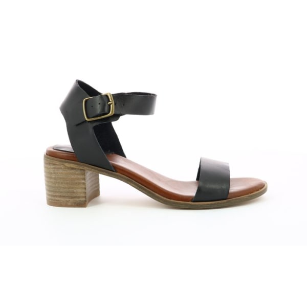 Sandaler - KICKERS - Volou - Läder - Svart - Spänne Svart 41