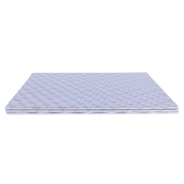 Pme - CCS328 - ie Essentiels - Kvadrat Tårta Kort 15 cm / 6-tum, Set av 3, Metallic Silver