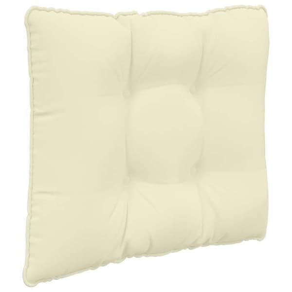 vidaXL Utomhussoffkudde 3 st Kräm Polyester, Modern skumkudde för utomhus 900797