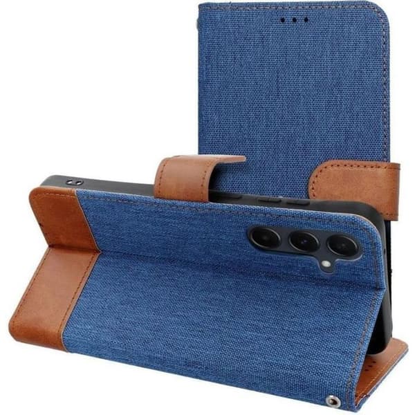Siemens Etui JEANS Bok för Xiaomi Redmi Note 14 PRO 4G Blå